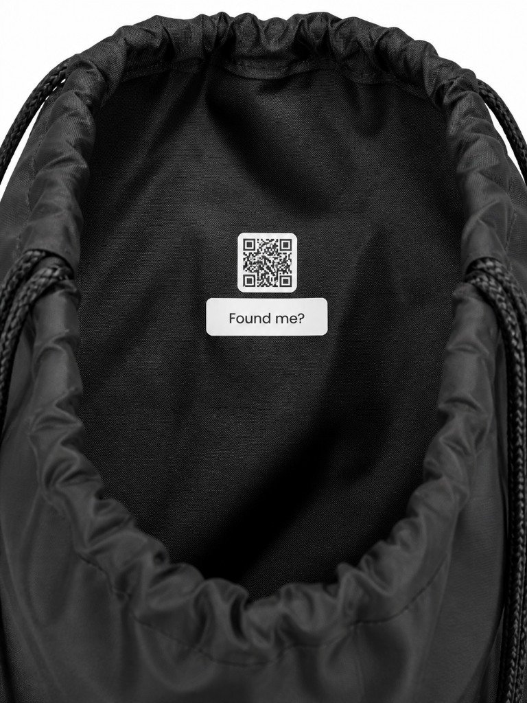 PE bag with a Givli QR label